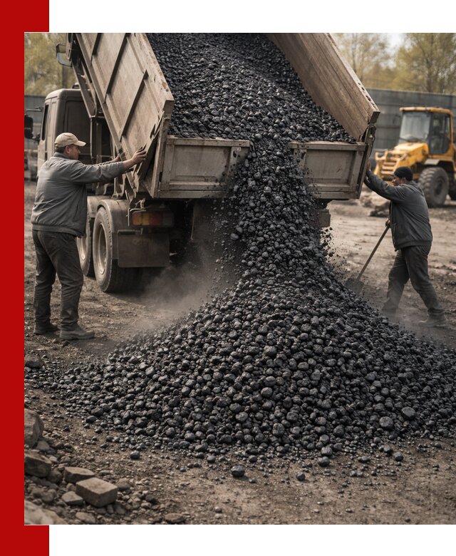 Доставка угля семечка самосвалами в Ярославле