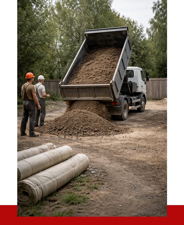 Доставка сыпучих материалов самосвалом в [cvi] от 4313 р. | ПРОНЕРУДРсл