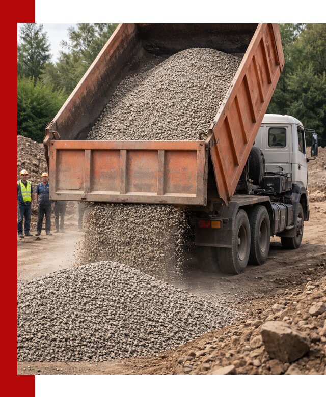 Доставка сыпучих материалов самосвалом в Ярославле быстро и надежно