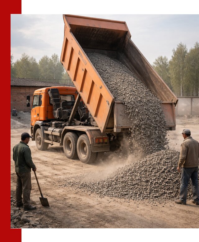 Доставка самосвалом 20 м3 в Ярославле быстро и надежно