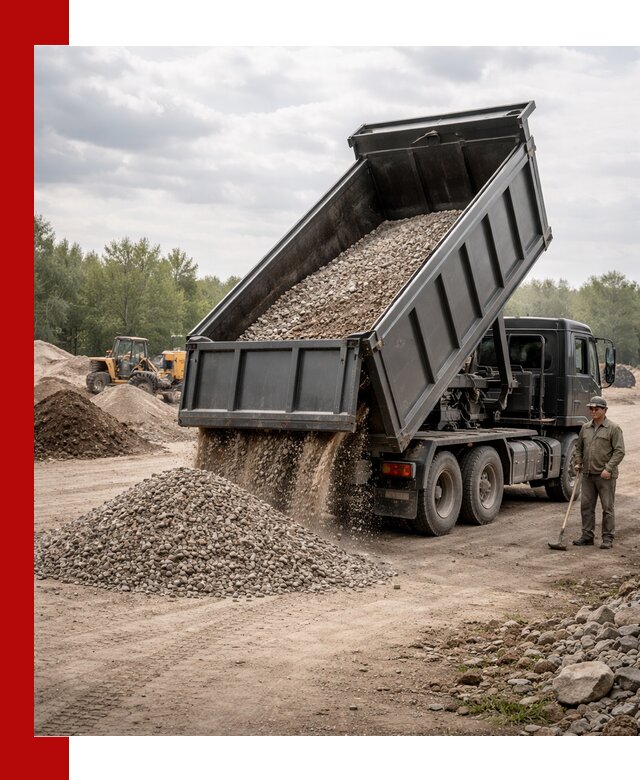 Доставка самосвалом 30 м3 по выгодным ценам в Ярославле