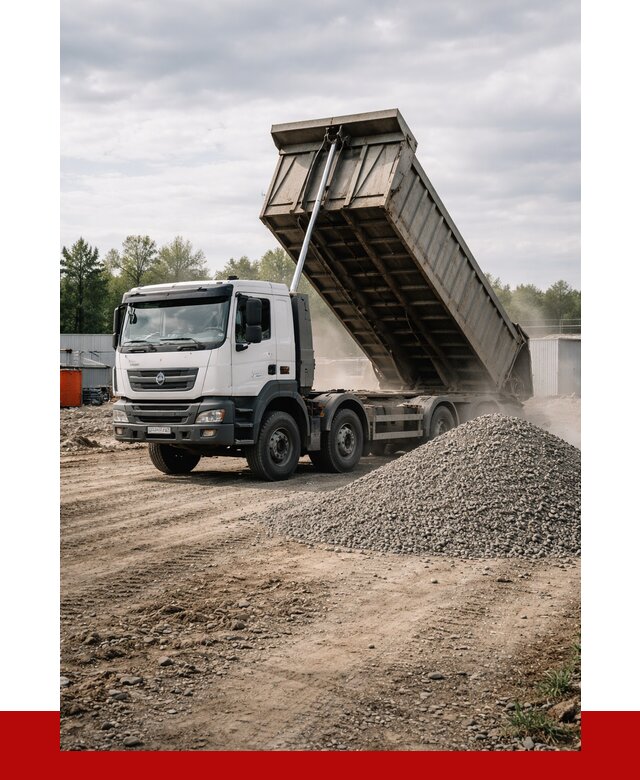 Доставка самосвалом 40 кубов в Ярославле от 9241 р. | ПРОНЕРУДРсл