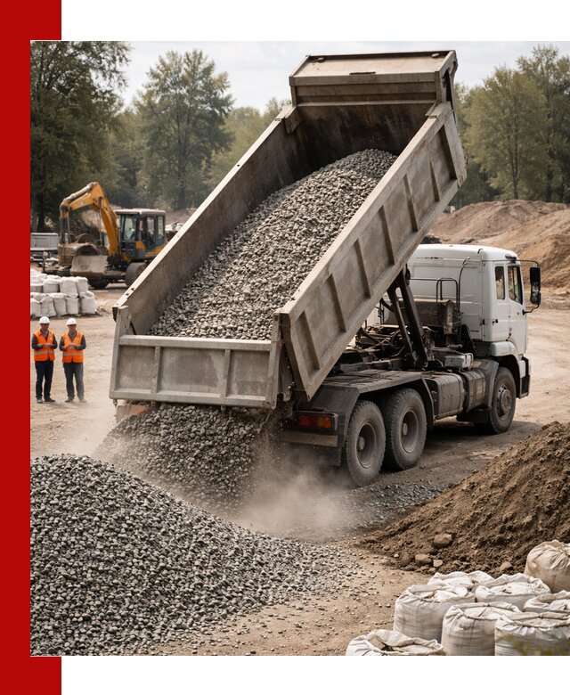 Аренда самосвала в Ярославле для доставки сыпучих и нерудных материалов