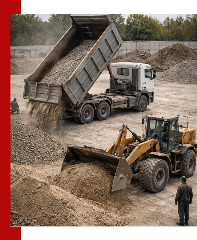 Перевозка сыпучих грузов самосвалами и бортовыми в Ярославле