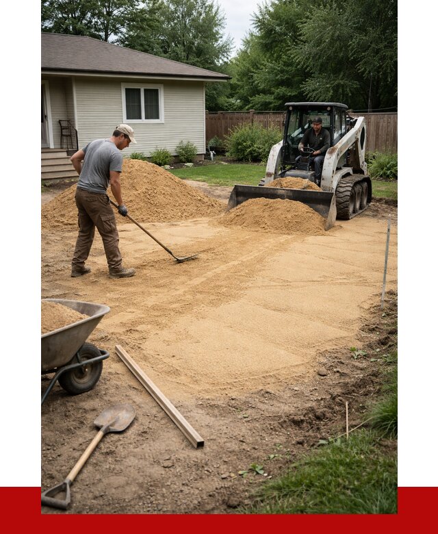 Отсыпка участка песком в Ярославле, от 2567 р., ПРОНЕРУДРсл