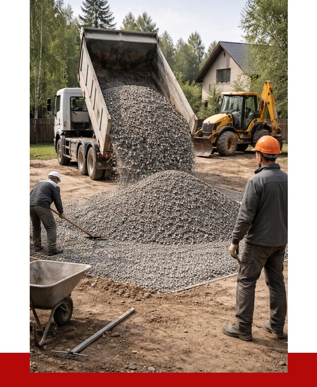 Отсыпка участка щебнем в Ярославле от 6674 р. ПРОНЕРУДРсл