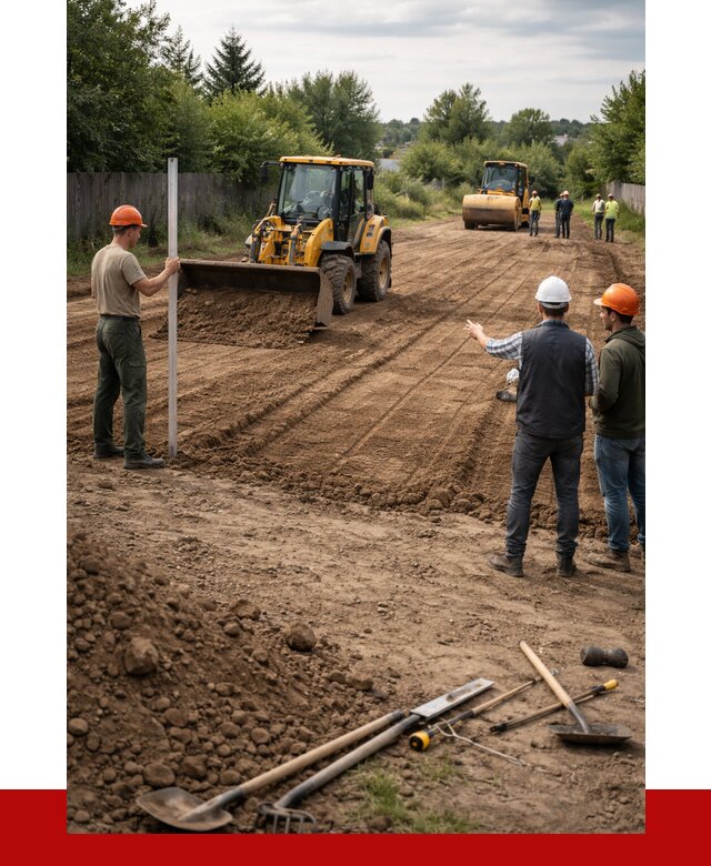 Планировка участка грунтом в Ярославле от 4621 р ПРОНЕРУДРсл