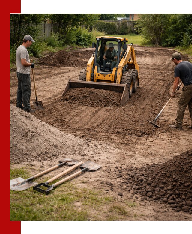 Планировка участка грунтом с вывозом и доставкой в Ярославле