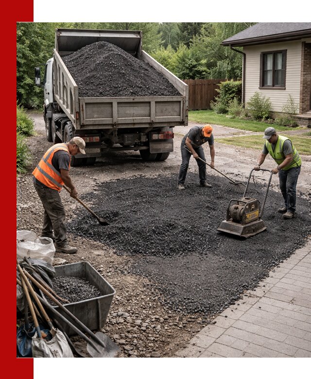 Асфальтовая крошка для двора с доставкой в Ярославле